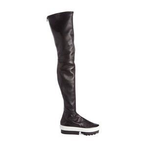$1.5 K AUTH! GIVENCHY Skate Platform Over the Knee Boot LEATHER BLACK 36 (X16)